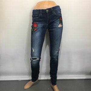 BlankNYC 25 Skinny Classique Blue Jeans Destroyed